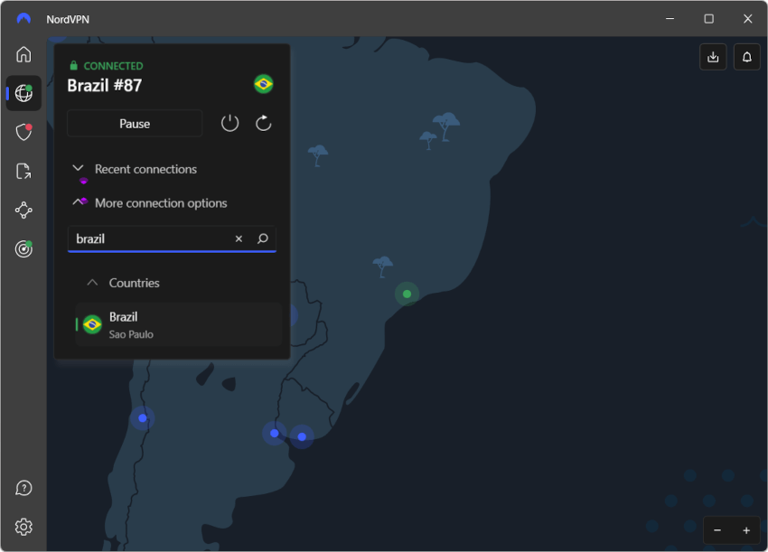 NordVPN for X in Brazil