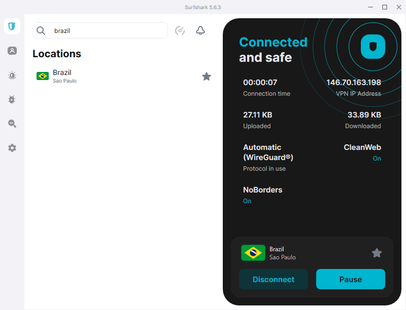 Surfshark for Brazil