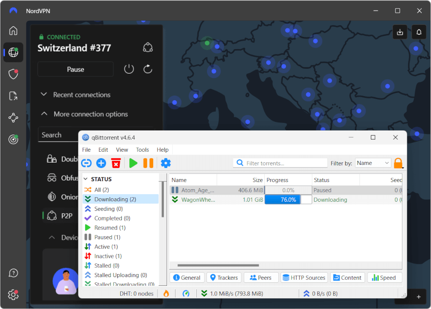 Using qBittorrent with NordVPN