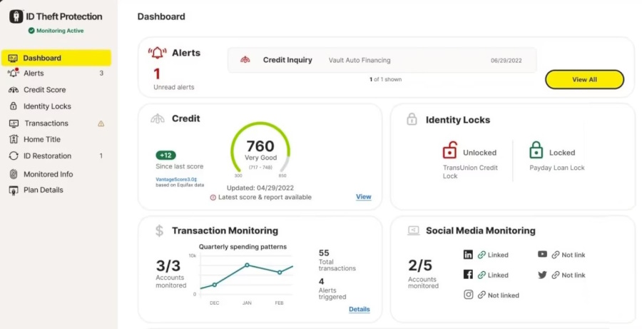 LifeLock-dashboard