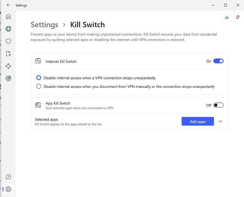 NordVPN kill switch