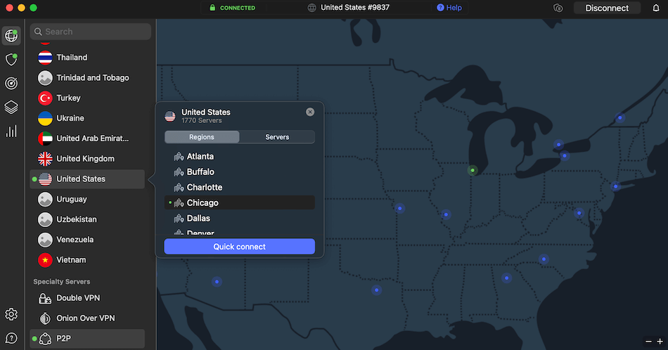 Unblock porn websites in Indiana VPN server