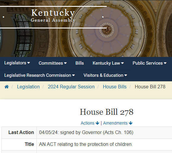 Kentucky House Bill 278