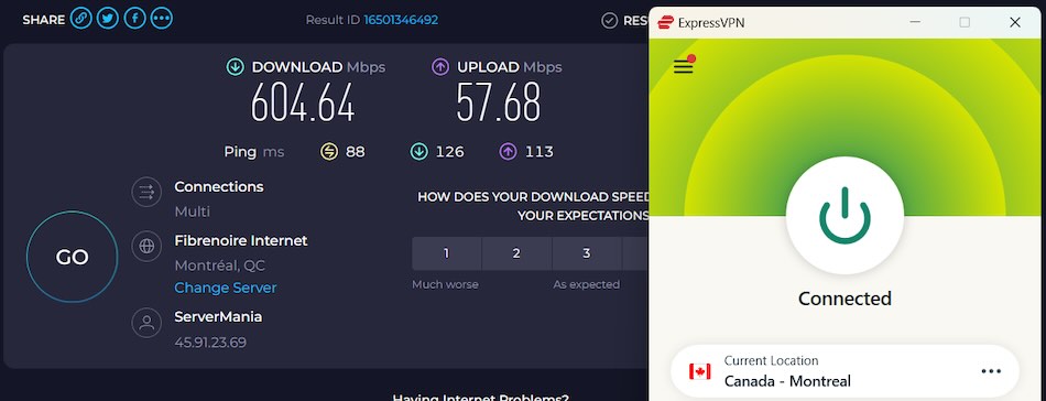 ExpressVPN Montreal Canada