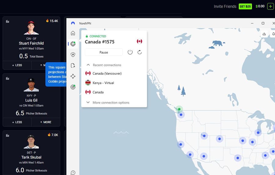 NordVPN PrizePicks
