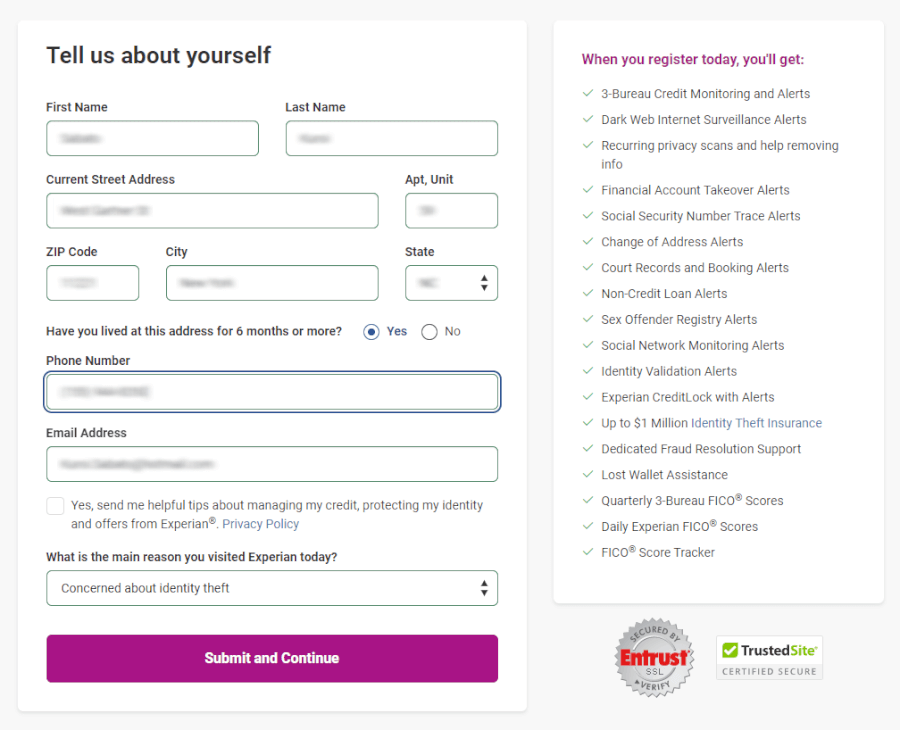 Experian IdentityWorks Sign In