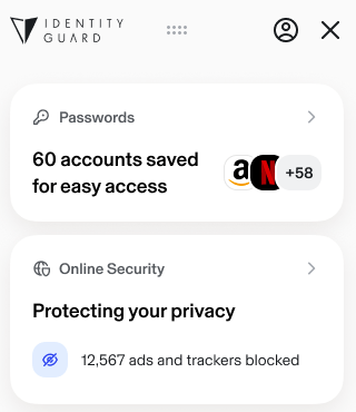 Identity Guard password manager