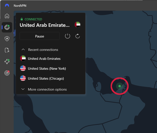 NordVPN Obfuscated Servers for UAE Step 5