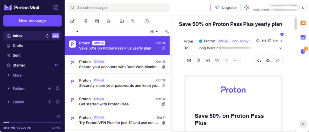 Proton Mail Black Friday