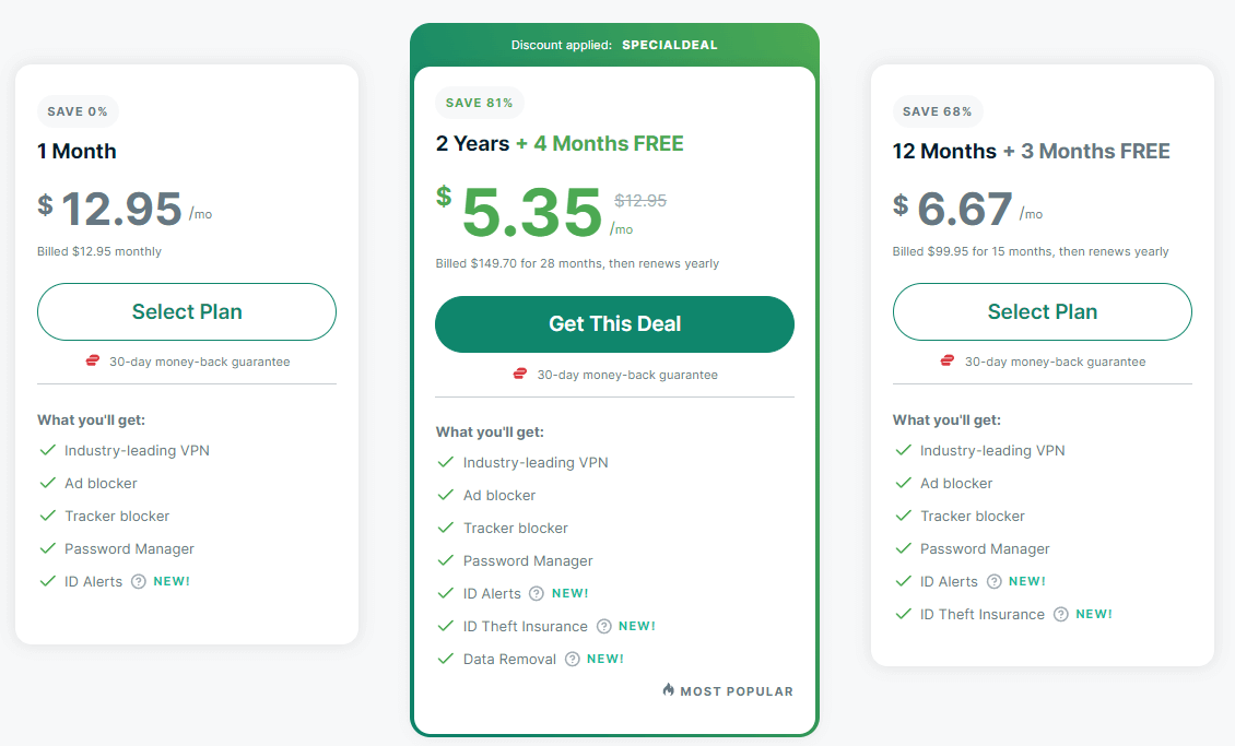 ExpressVPN 2yr + 4mo offer