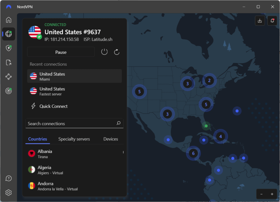 NordVPN keeps no logs