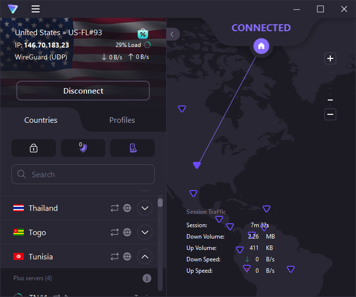 Proton VPN no-logs VPN for Windows