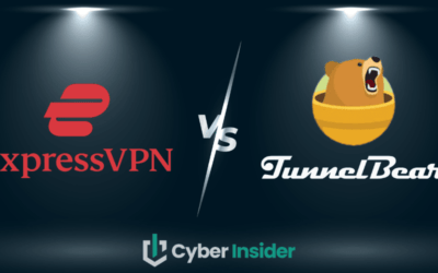 ExpressVPN vs. TunnelBear comparison featured image CyberInsider