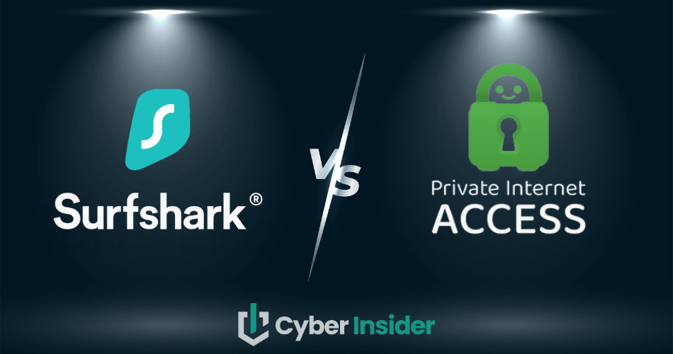 Surfshark vs. PIA comparison