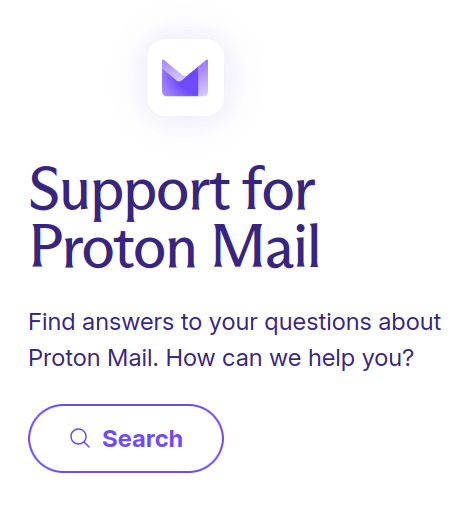 Proton Mail Support