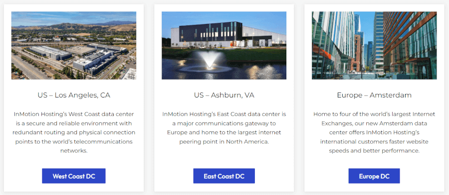 InMotion data centers
