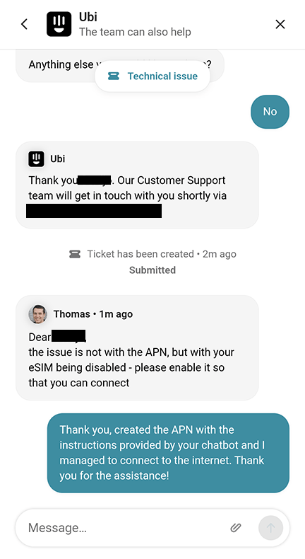 Ubigi customer support 2