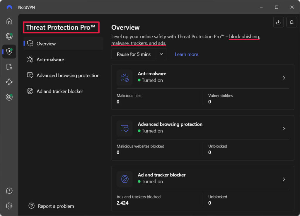 NordVPN Threat Protection Pro