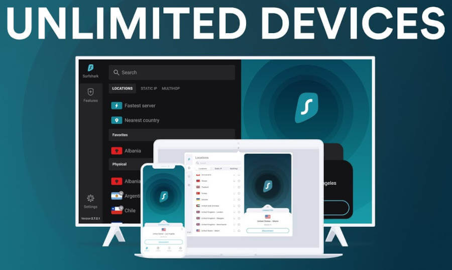 Surfshark Unlimited Devices