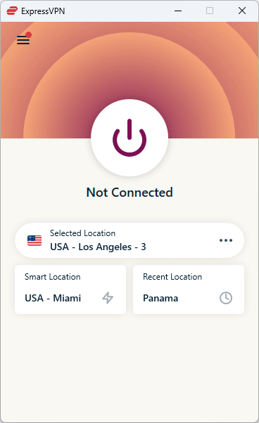 ExpressVPN Windows desktop