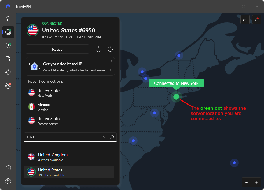 NordVPN does New York