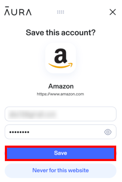 Aura password manager 2025