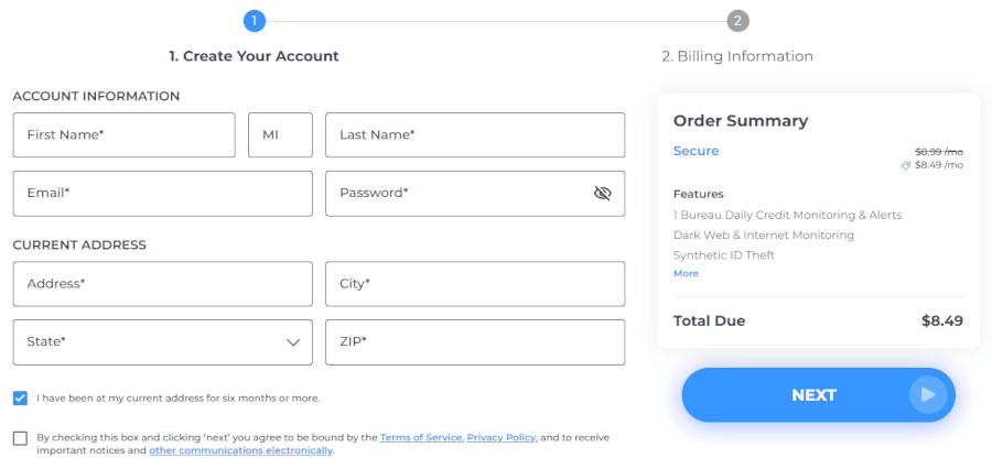IdentityIQ sign up