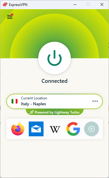 ExpressVPN Naples, Italy